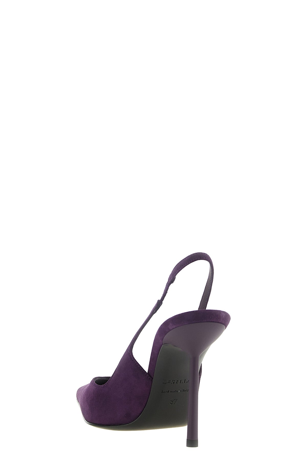 le silla vivienne slingback pumps define a tapered silhouette through a sartor