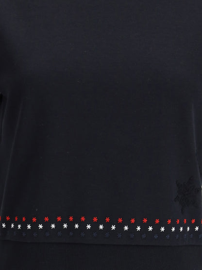 THOM BROWNE 40 snowflakes t-shirt