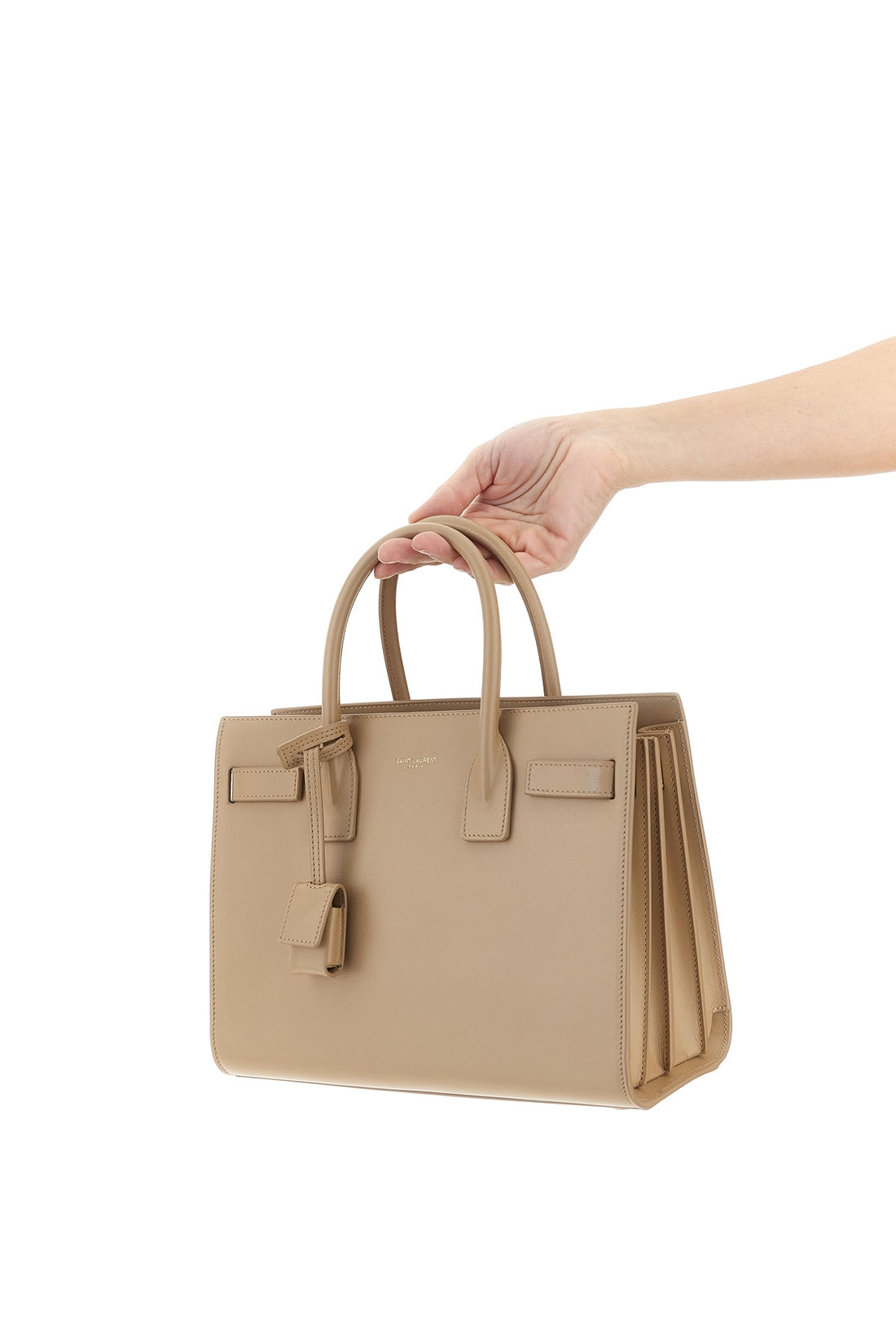 SAINT LAURENT OS baby sac de jour smooth leather handbag