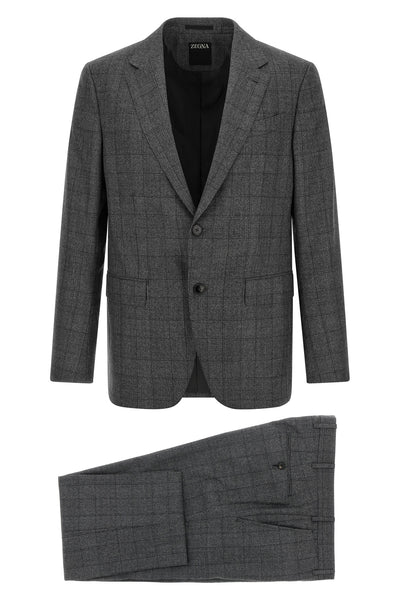 the zegna wool flannel suit