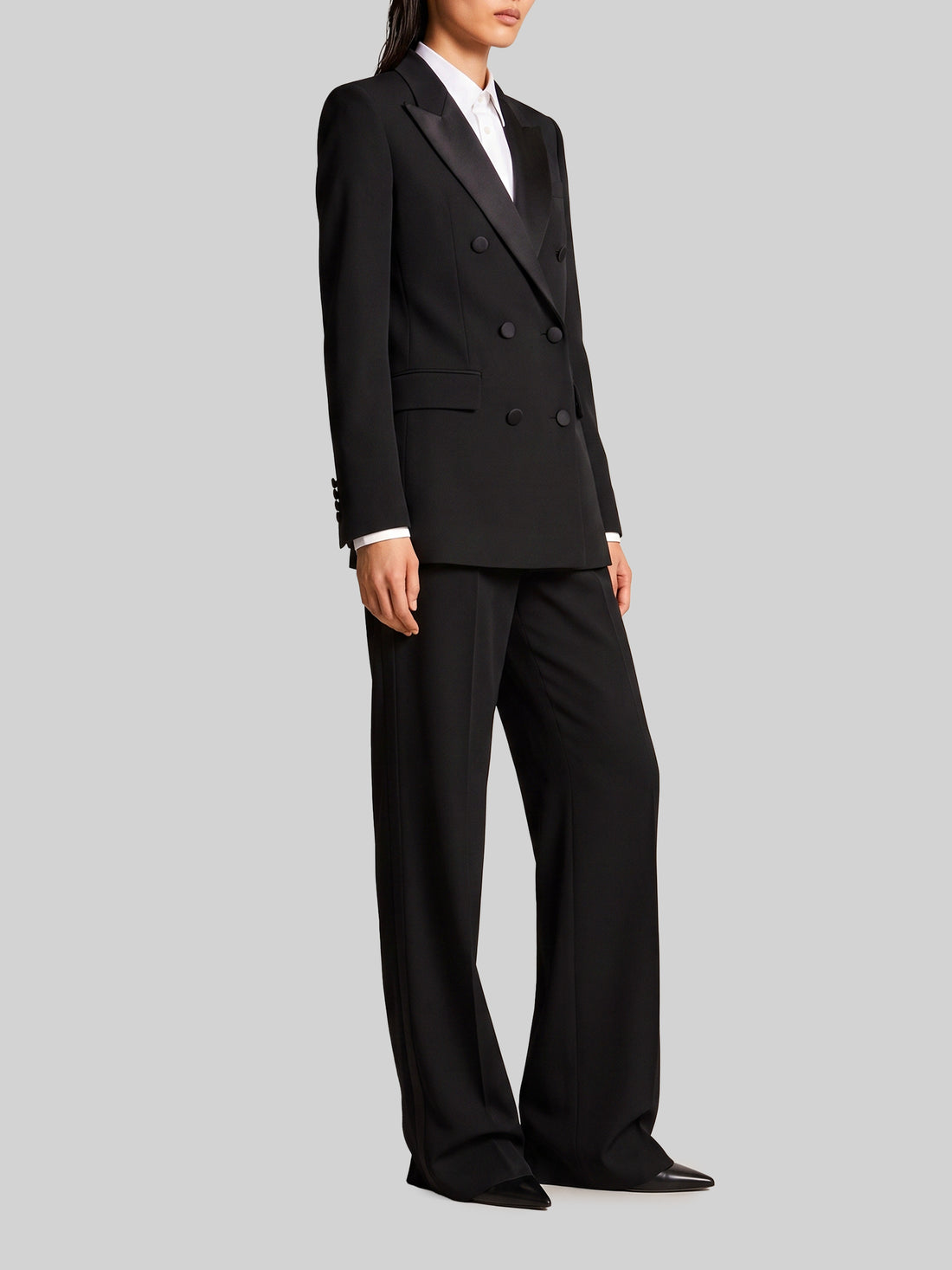 SUTTON NEW YORK 42 black smoking trousers