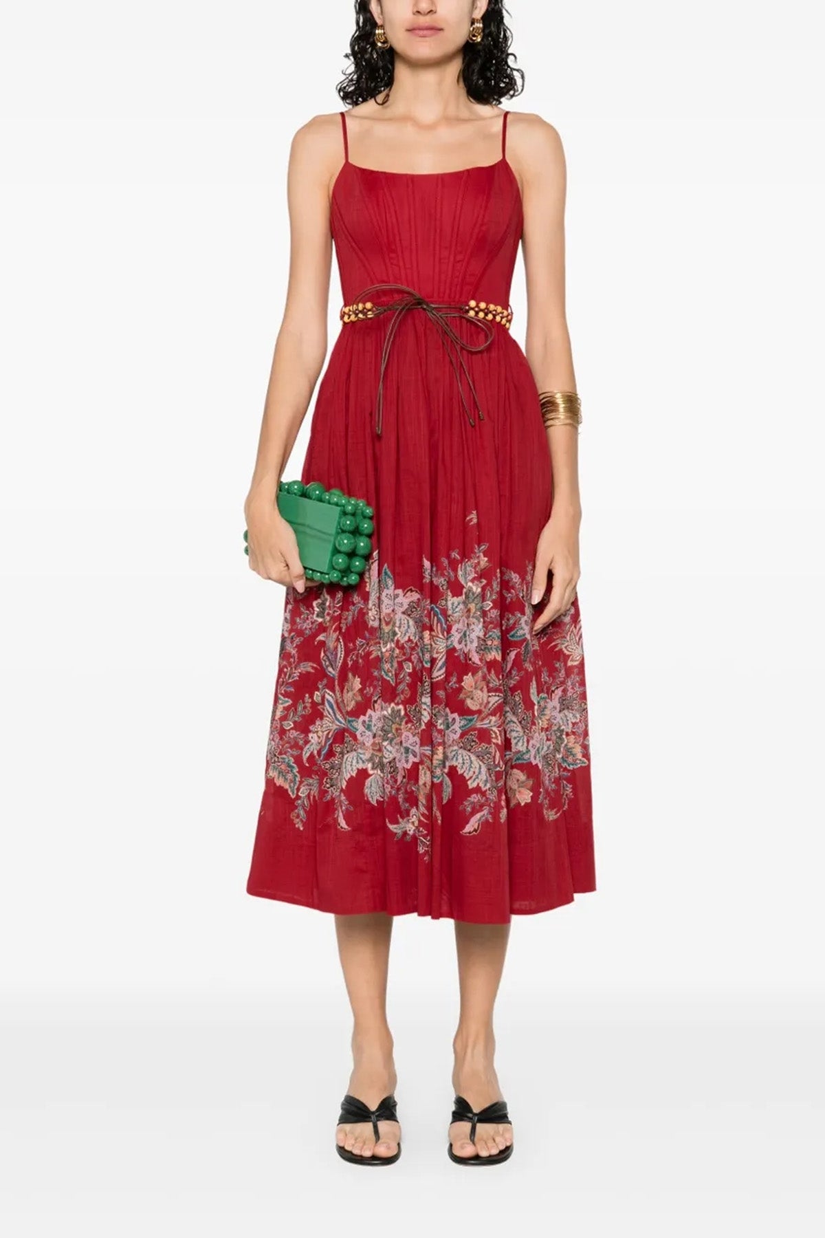 rhiannon cotton midi dress