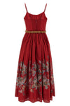 rhiannon cotton midi dress