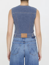 ALEXANDER WANG 8 vest in denim trompe-l&