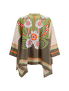 printed silk scarf shirt