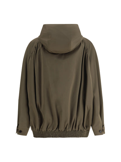 MARNI 40 hooded bomber jacket