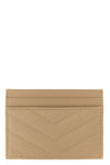 quilted metal-free tanned matelassé leather card holder
