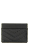 matelassé leather card holder