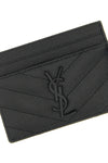 matelassé leather card holder