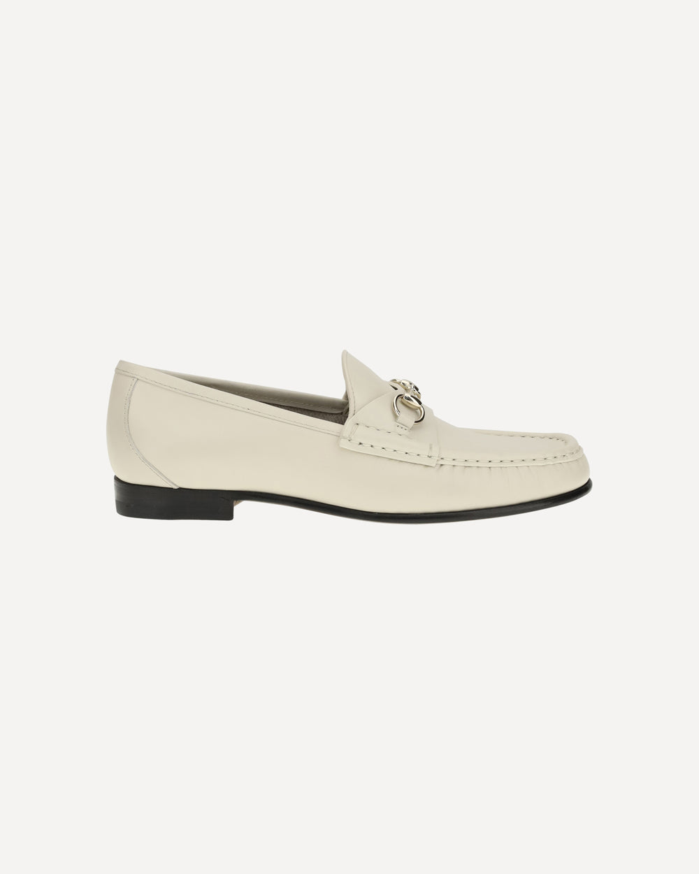 Gucci Leather Loafers White