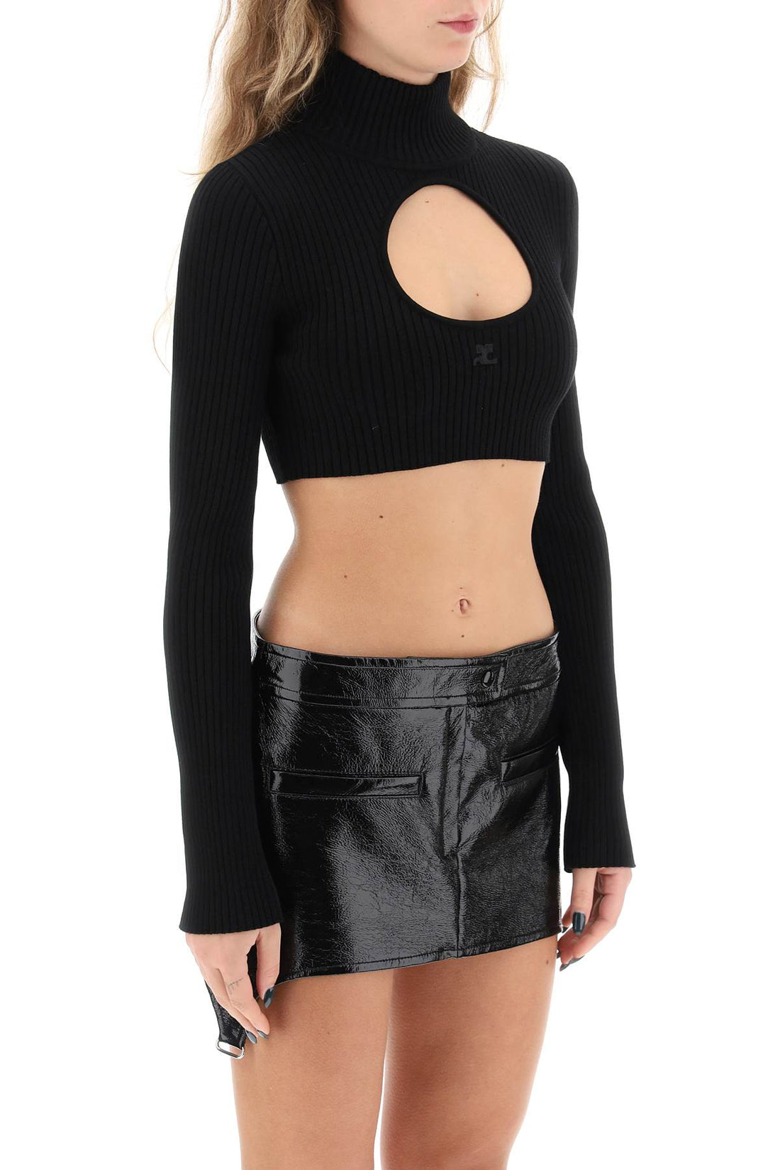 cut-out crop top