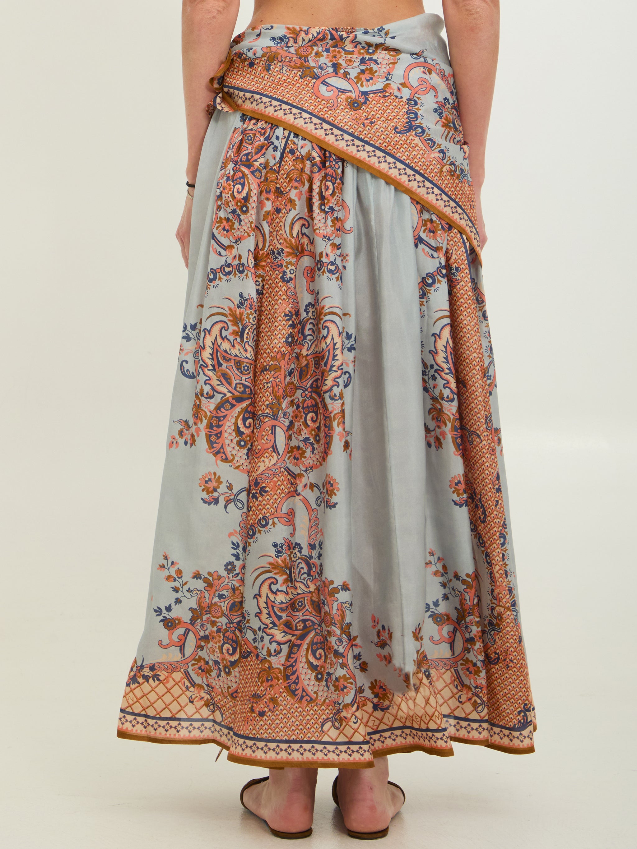 aster scarf midi skirt