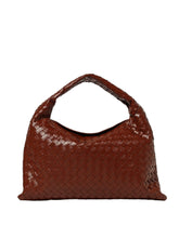 BOTTEGA VENETA Small Hop Leather Shoulder Bag – Burgundy