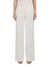 wide-leg cady trousers
