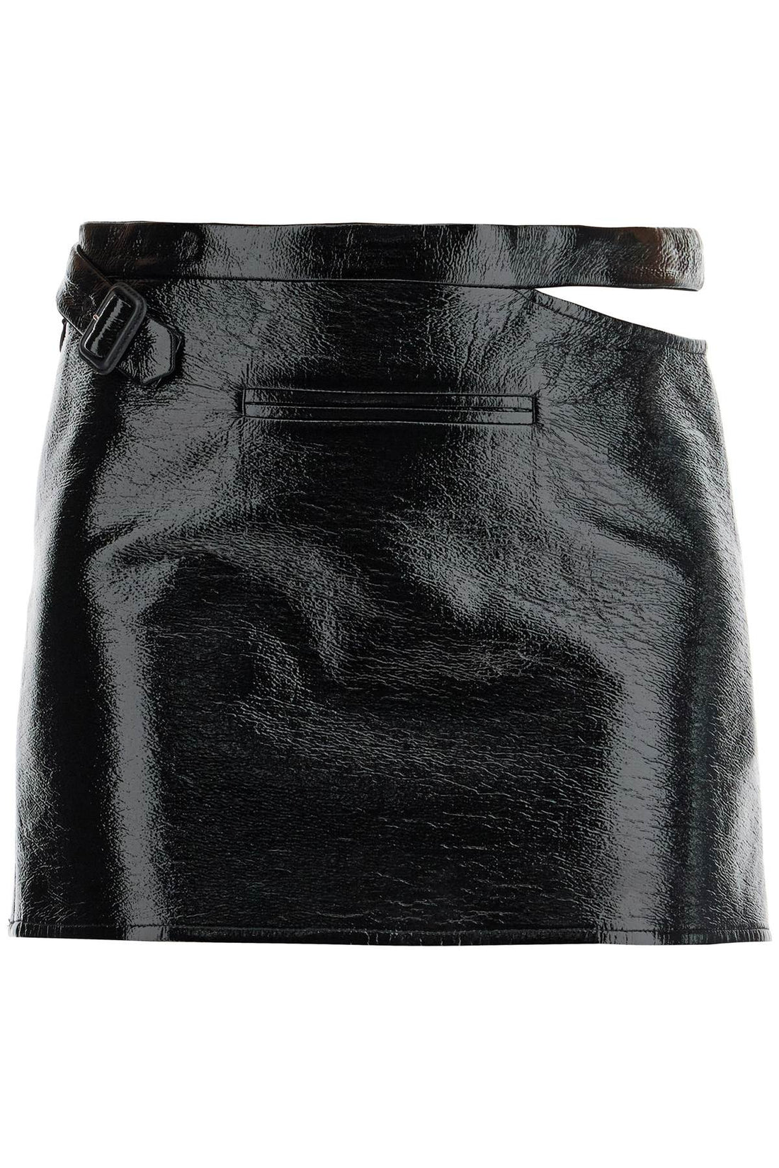 vinyl mini skirt