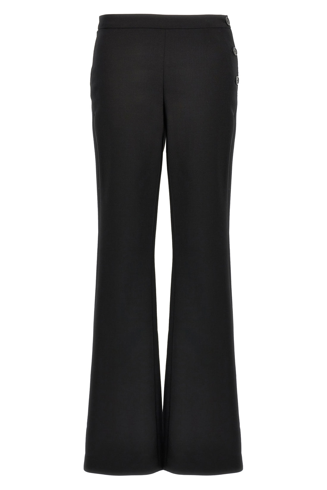 COURRÈGES 34 oblique tailored wool blend bootcut pants