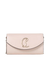 Loubi54 Patent Leather Chain Wallet