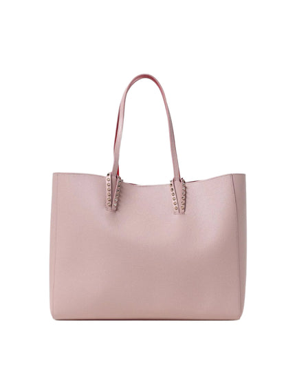 CHRISTIAN LOUBOUTIN Cabata Large Soft East-West Leather Shoulder Bag – Pink