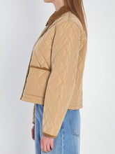 BURBERRY M cropped quilted jacket