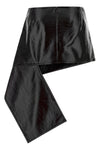 fold vinyl mini vinyl skirt