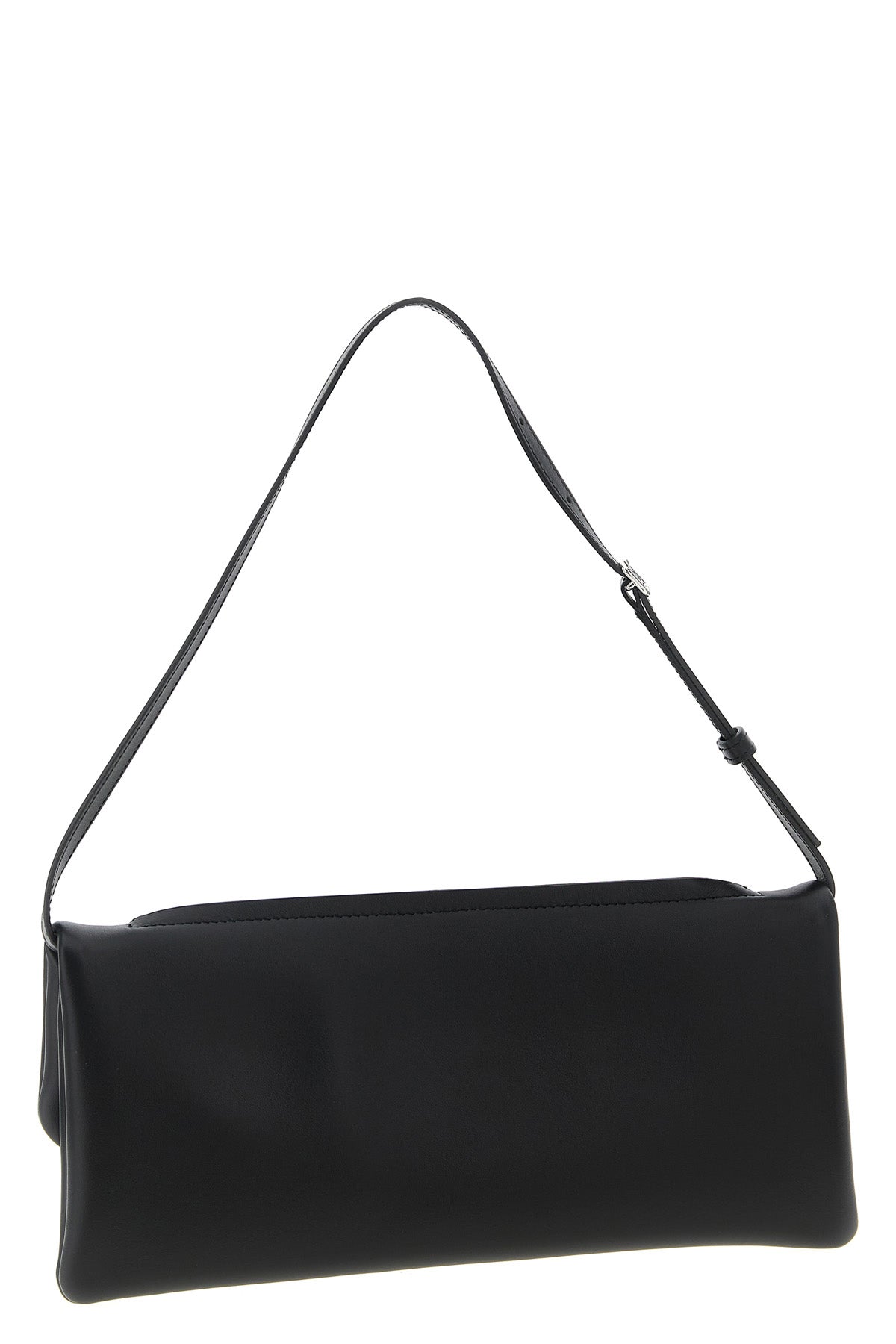 smooth calf leather wrist clutch