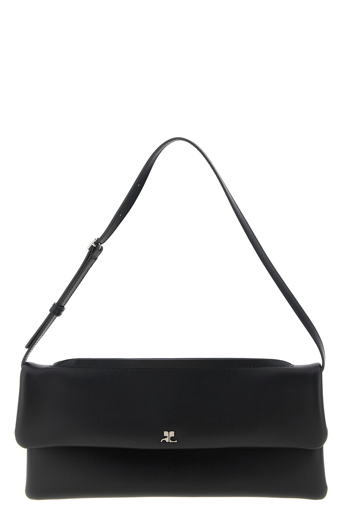 COURRÈGES OS smooth calf leather wrist clutch