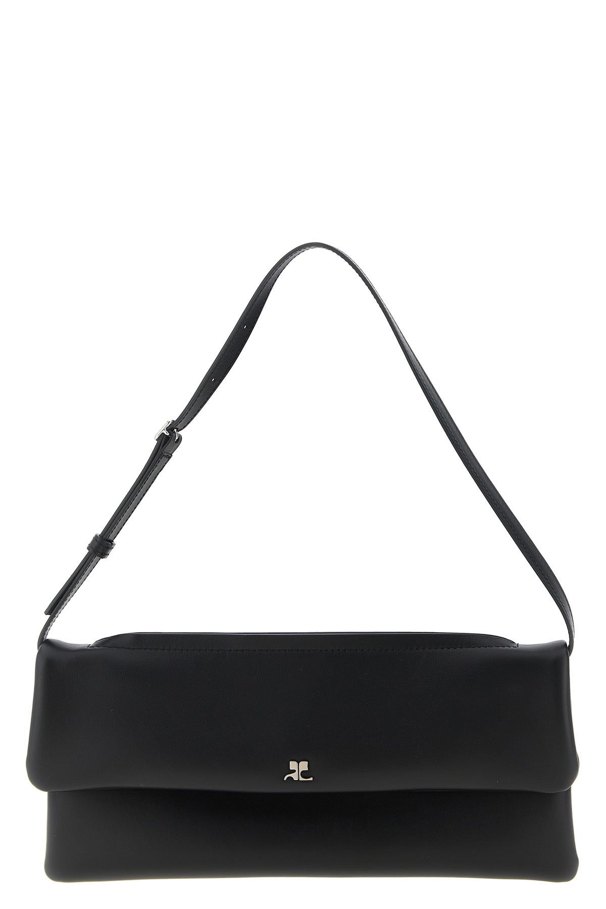 smooth calf leather wrist clutch