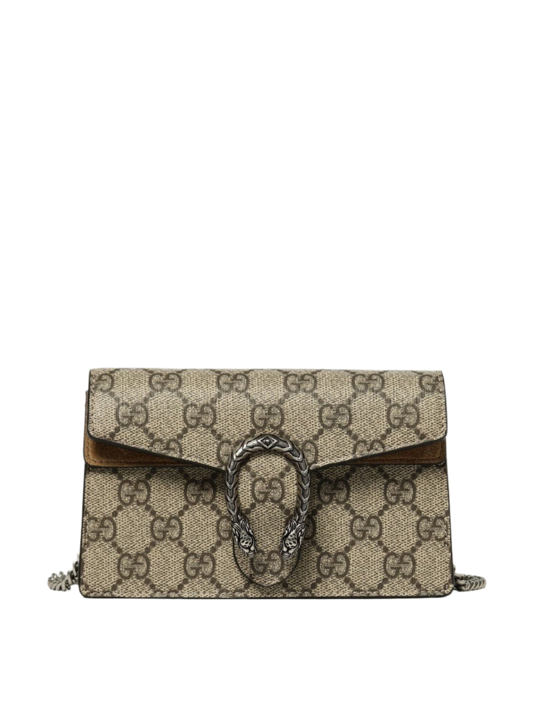 GUCCI GG Supreme Dionysus Super Mini Bag – Taupe