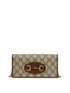 GUCCI Horsebit 1955 Chain Wallet – Brown