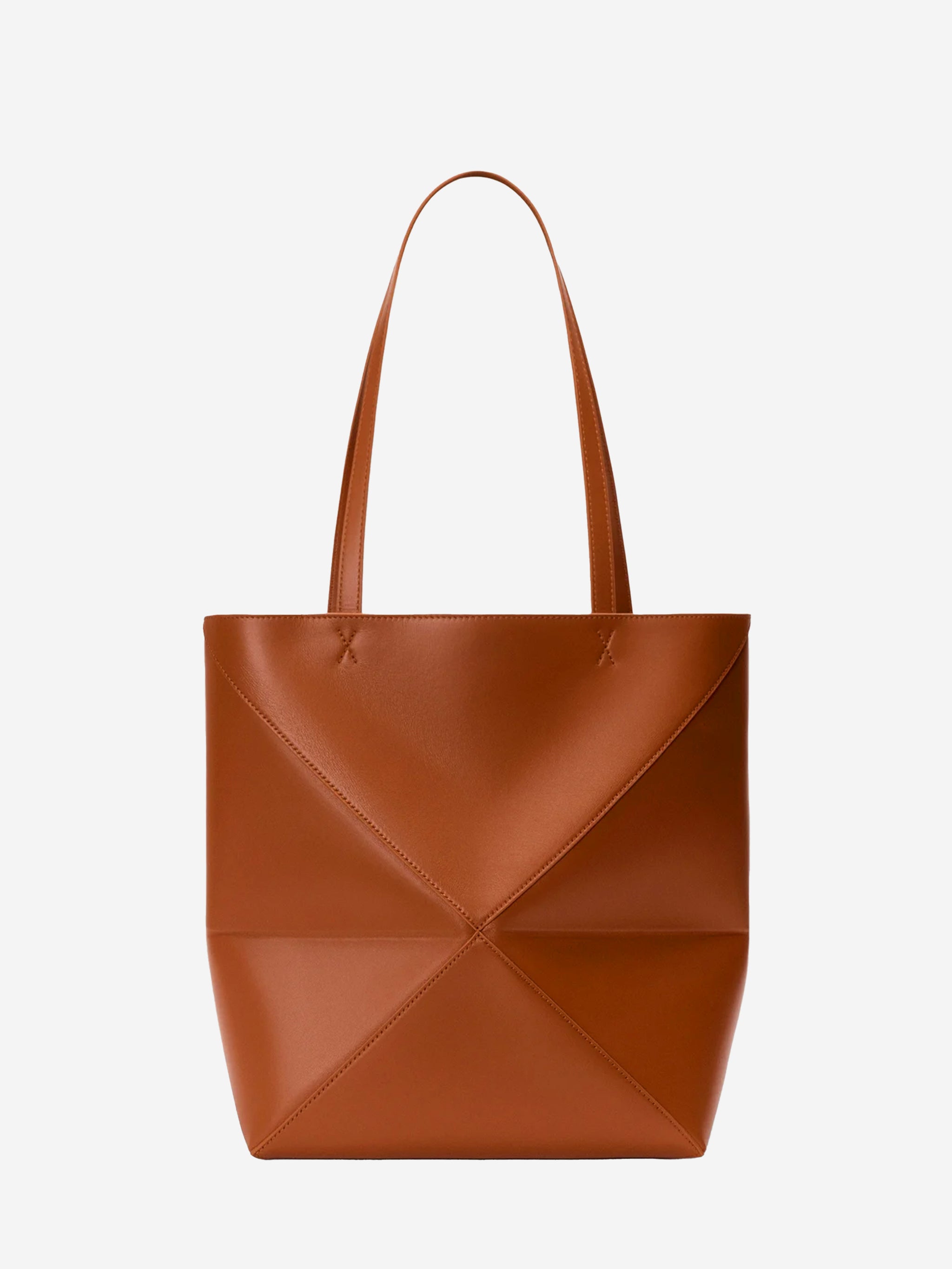 squirrel rown medium puzzle fold tote bag