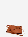 squirrel rown medium puzzle fold tote bag
