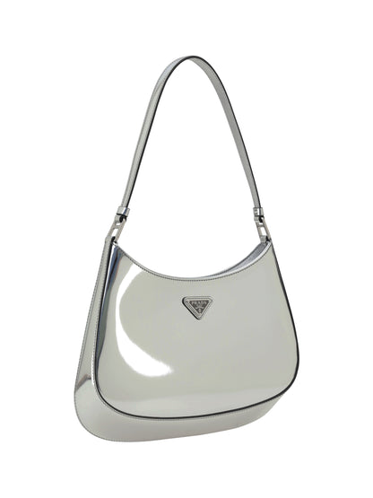 patented leather shoulder bag