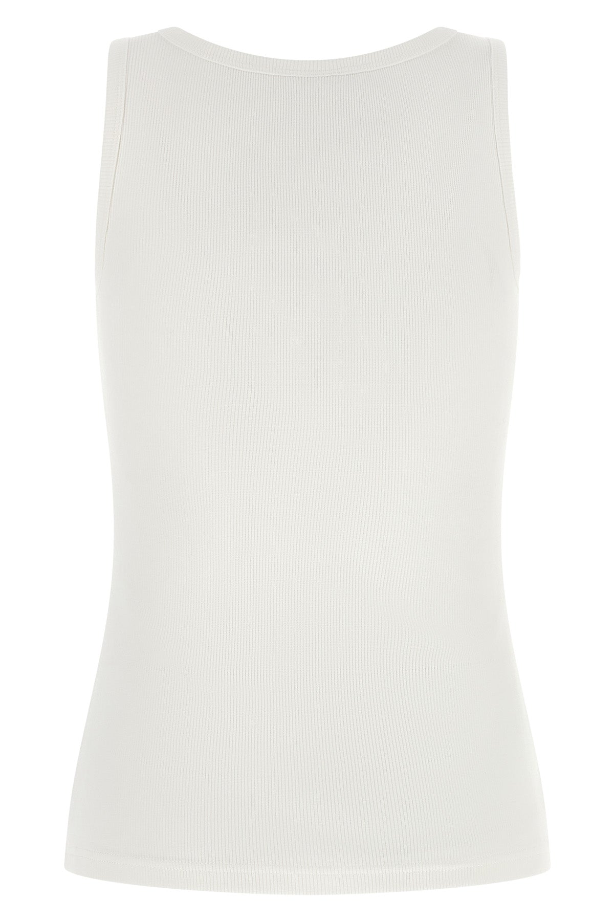 the courrèges tank top reinterprets the minimalist aesthetic of the 90s decade t