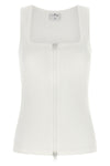 the courrèges tank top reinterprets the minimalist aesthetic of the 90s decade t