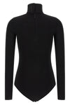 the jersey mockneck courrèges bodysuit redefines the codes of the female silho
