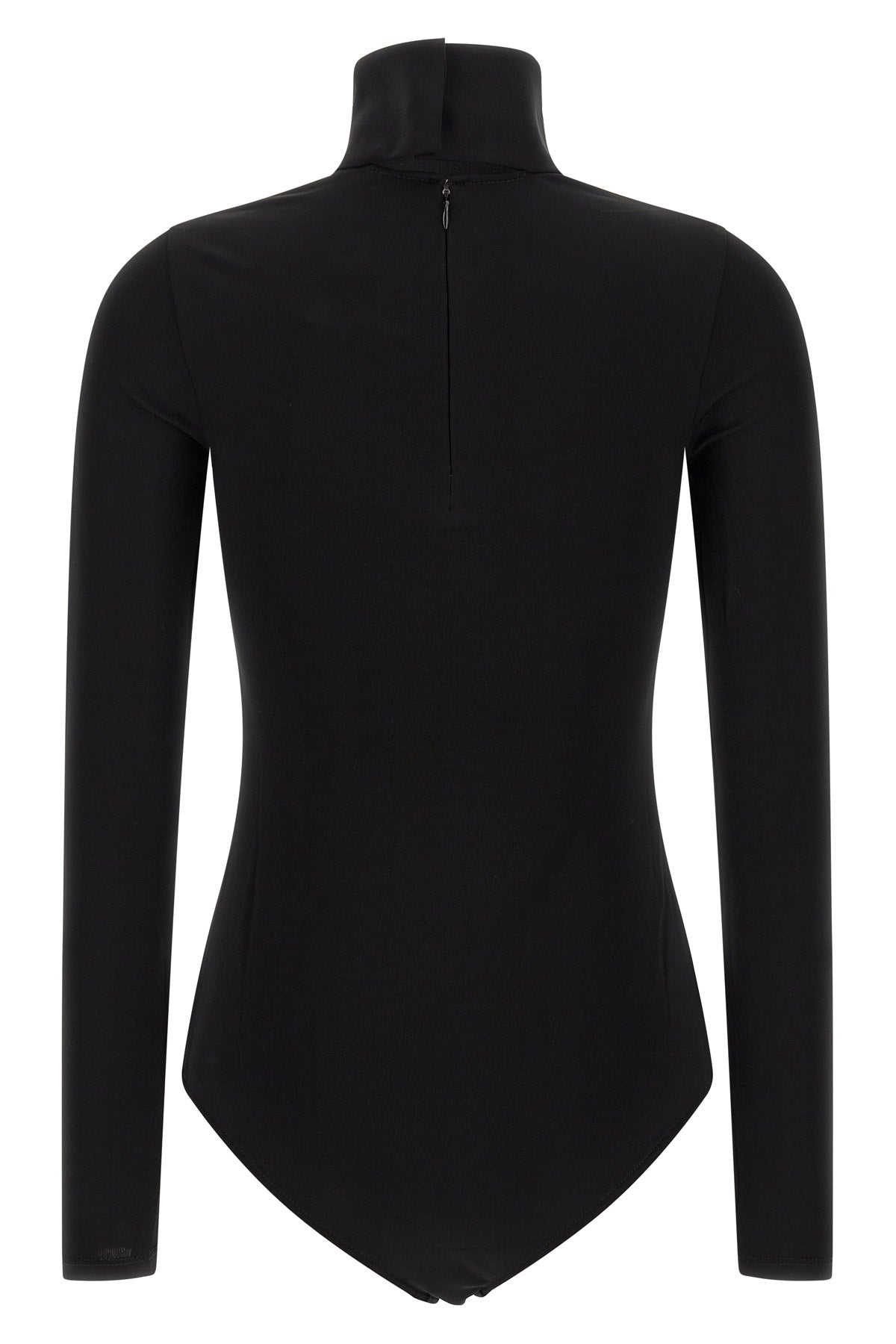 the jersey mockneck courrèges bodysuit redefines the codes of the female silho