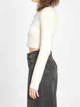 SELF PORTRAIT M embellished trim cardigan 