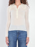 CHLOE 38 shirt with lace collar