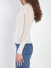 CHLOE 38 shirt with lace collar