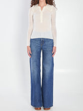 CHLOE 38 shirt with lace collar