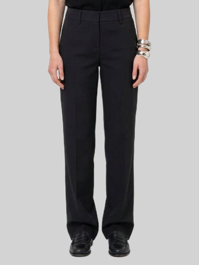 anthracite stretch canvas trousers