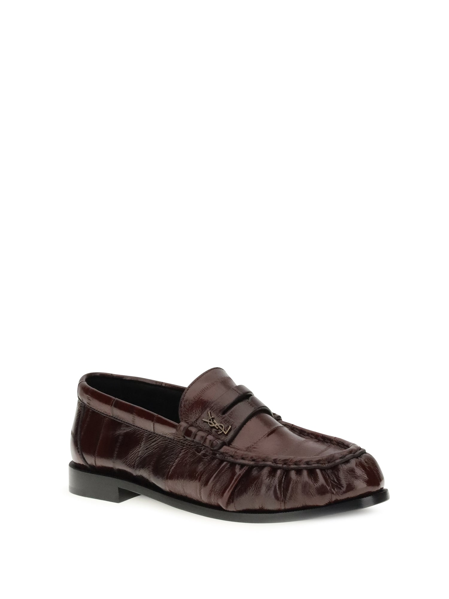 SAINT LAURENT 40 flexible patent eel le loafer loafers