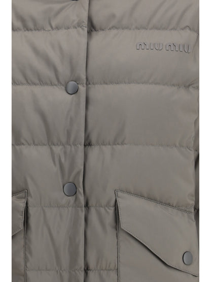 MIU MIU 38 pongé tec down jacket
