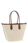medium shopping bag in cotton canvas canvas