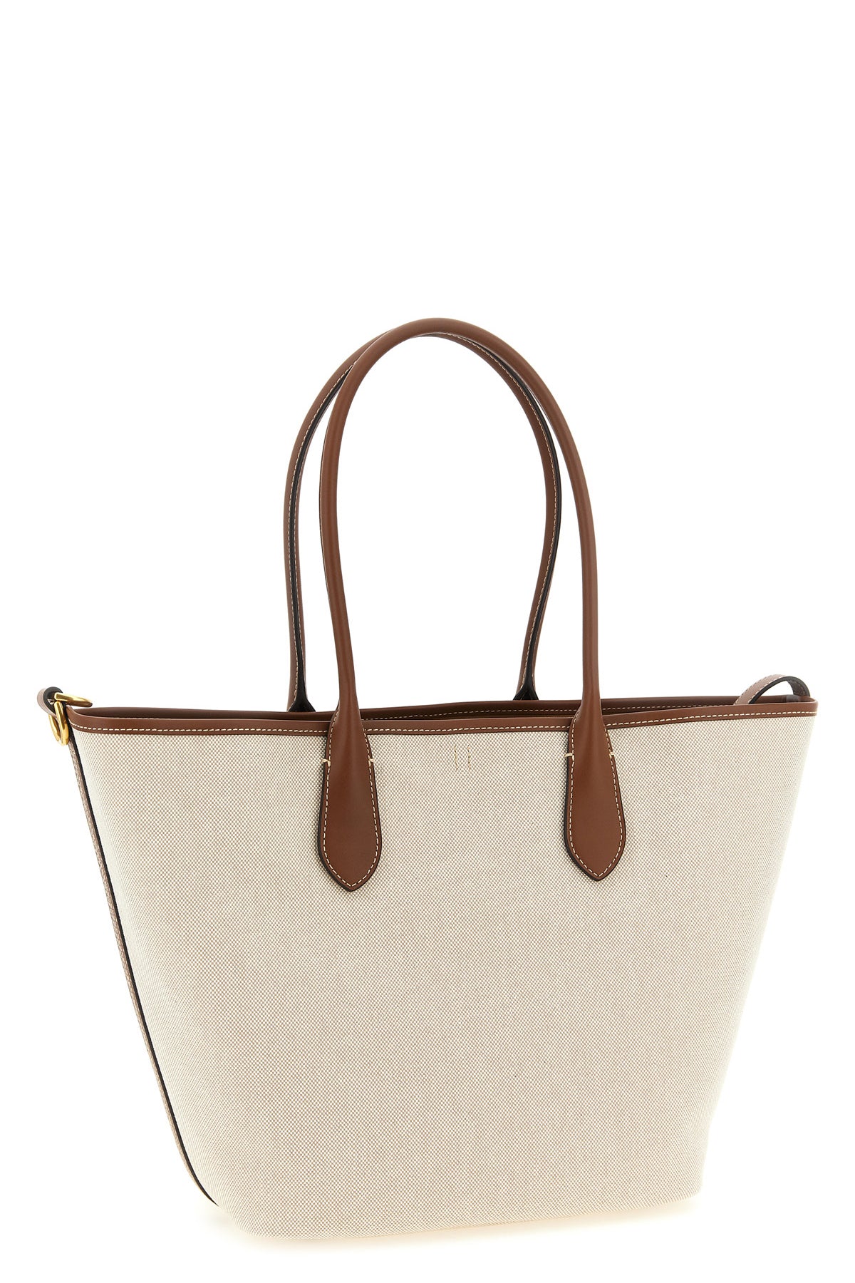 medium shopping bag in cotton canvas canvas