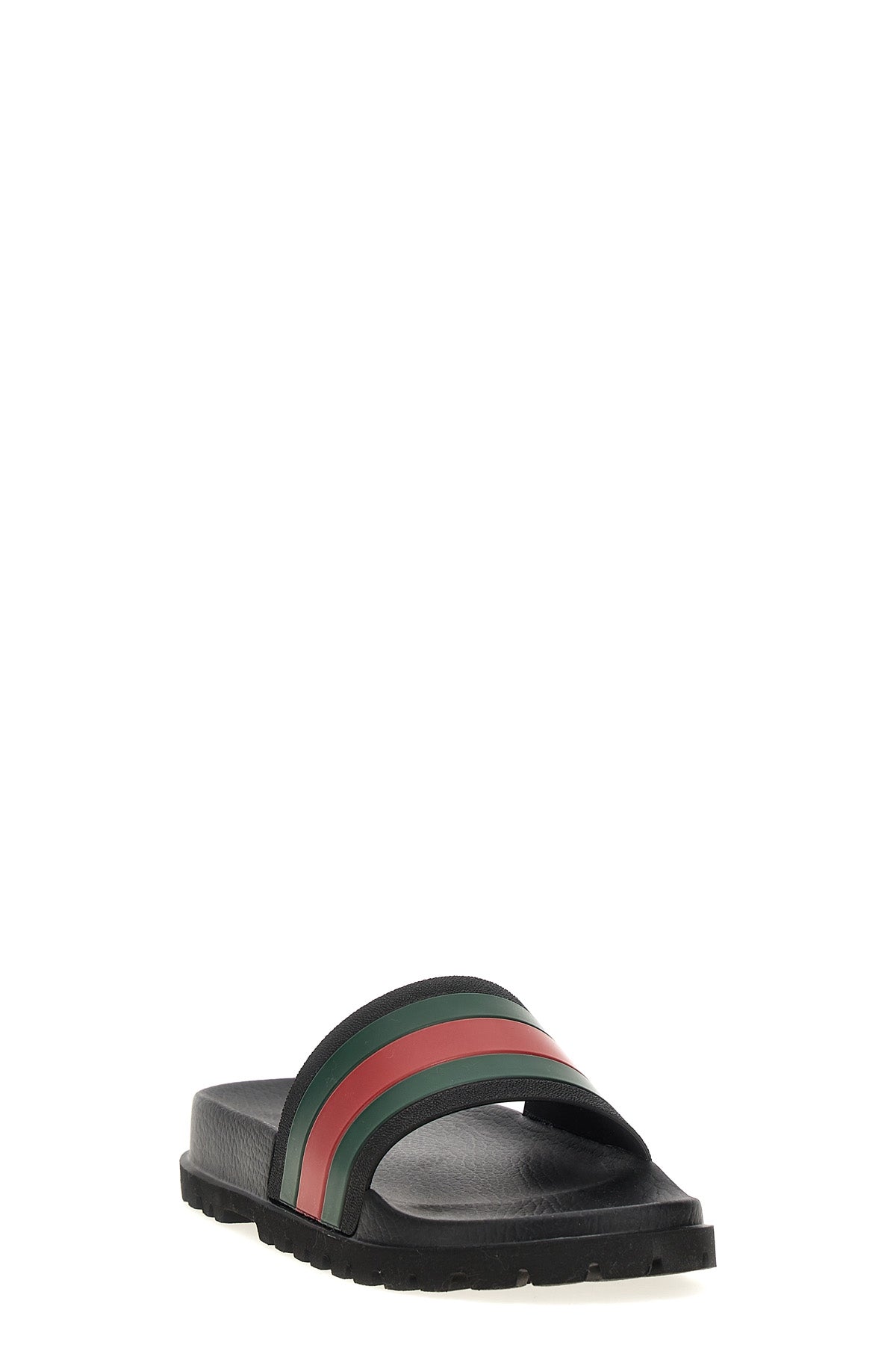 black rubber web tank sole