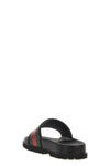 black rubber web tank sole