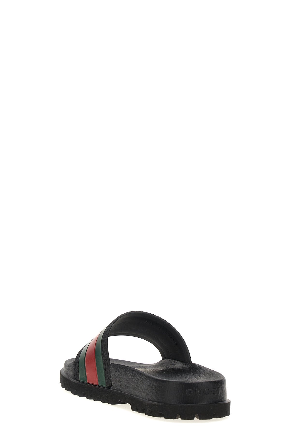 black rubber web tank sole