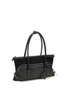 5ac shoulder bag in leather with logo