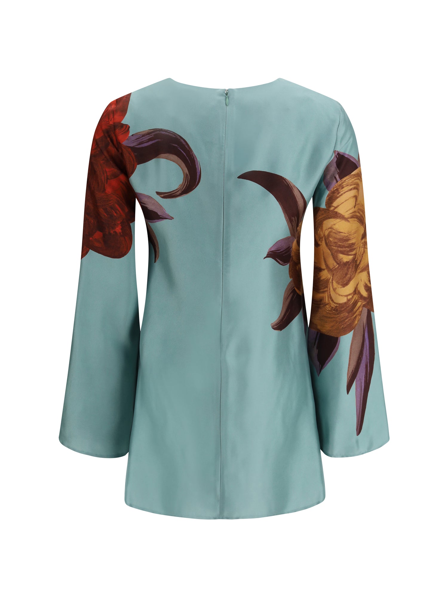 LA DOUBLE J S silk twill mini dress 